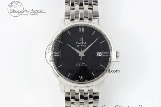 0502 De Ville SS TWF 1:1 Best Edition Black Dial on SS Bracelet MIYOTA Unisex 7835